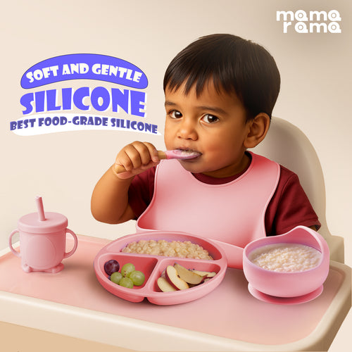 Silicone Baby Feeding Set- 11 piece