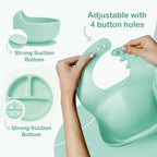 Silicone Baby Feeding Set- 11 piece
