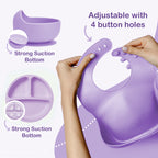 Silicone Baby Feeding Set- 11 piece