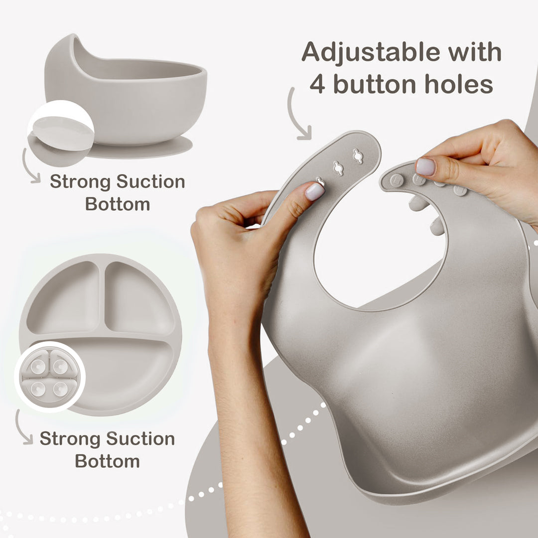 Silicone Baby Feeding Set- 11 piece