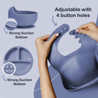 Silicone Baby Feeding Set- 11 piece