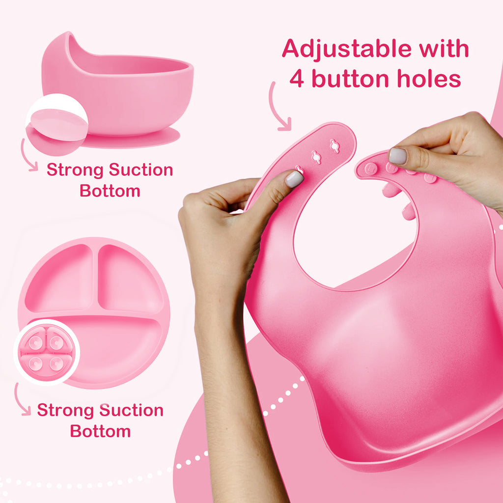 Silicone Baby Feeding Set- 11 piece