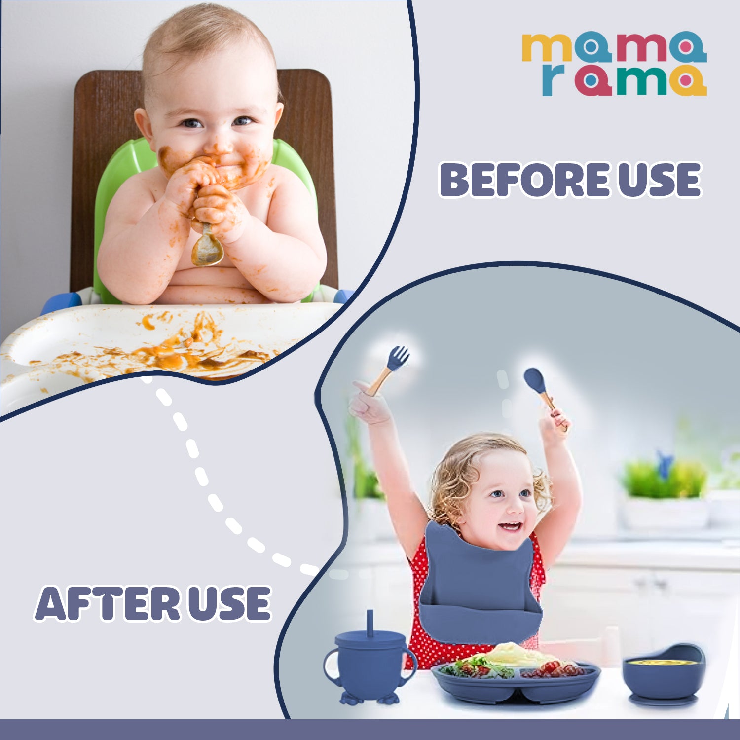 Silicone Baby Feeding Set- 11 piece