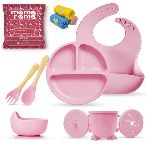 Silicone Baby Feeding Set- 11 piece
