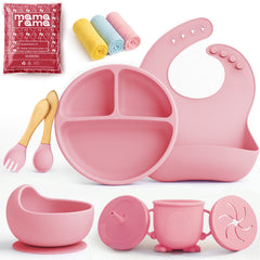 Silicone Baby Feeding Set- 11 piece